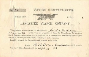 Lancaster Starch Co.